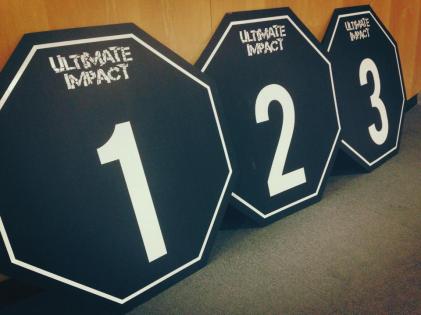 Ultimate impact round cards