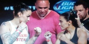 ROCKY JESS FACE OFF UFC 171