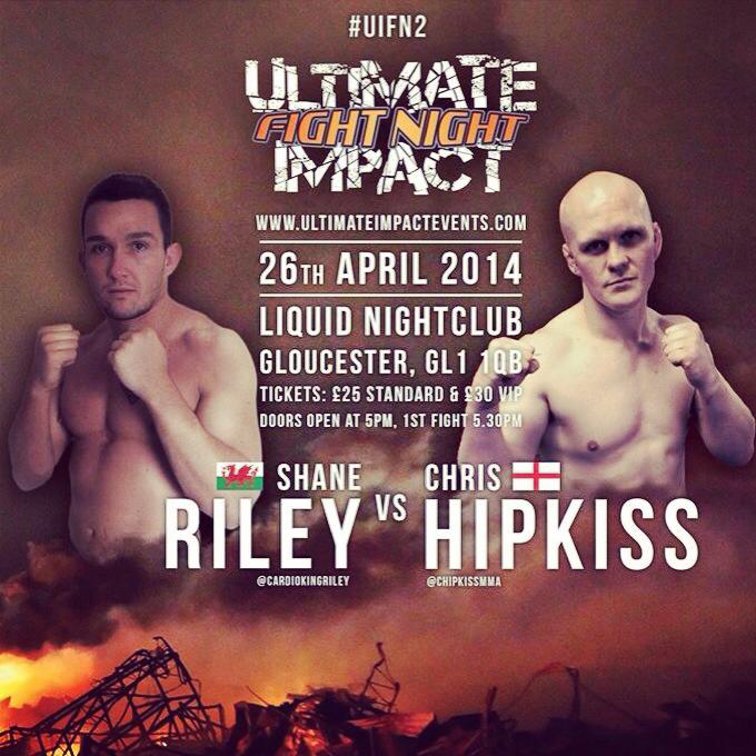 ULTIMATE IMPACT FIGHT NIGHT 2 FULL FIGHT CARD APRIL 26TH&nbsp;GLOUCESTER