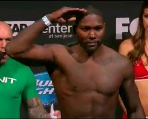 Anthony Johnson  Weigh In  204.5  lbs 