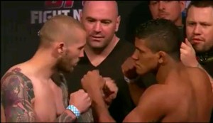 Andreas Stahl v Gilbert Burns 'Face Off'