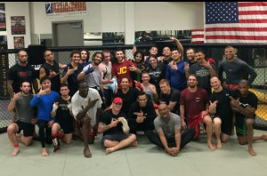 Lauren with her new training team The MMA LAB #Family Benson Henderson Gym