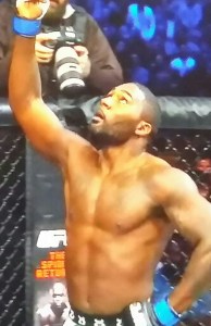 Anthony Johnson looking up WIN