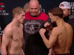 Joe Lauzon vs Al Iaquntia Face Off