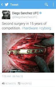 Diego Sanchez Graphic Surgery Picture