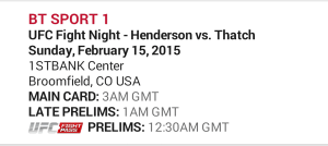 UFC Fight Night 60 Henderson Vs Thatch