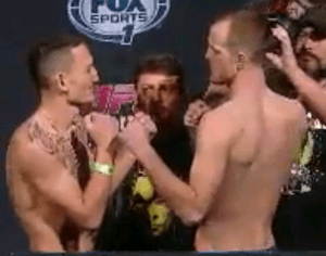 Max Holloway Vs Cole Miller UFC Broomfield Face Off