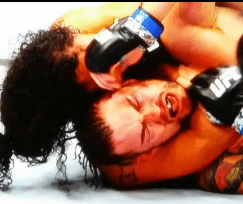 Benson Henderson with the RNC on Brandon Thatch UFC Broomfield