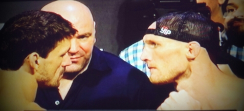 Demian Maia  vs. Ryan LeFlare Face Off UFC Fight Night RIO