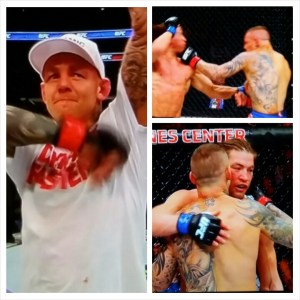 Ross Pearson photo montage; WIN UFC 185