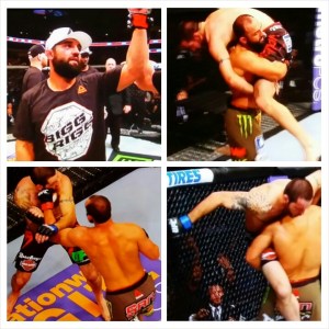 Johny Hendricks photo montage; Win UFC 185