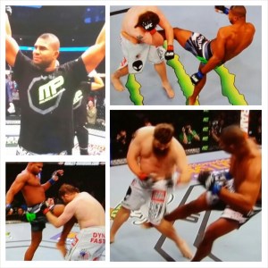 Alistair Overeem photo montage; WIN UFC 185