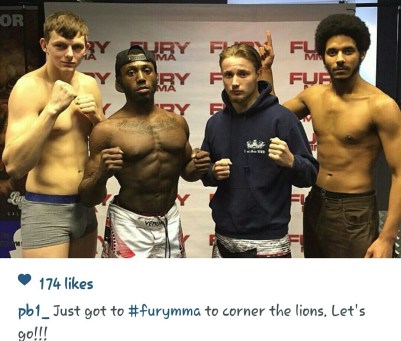 Lions Pride Team at FURY MMA 14
