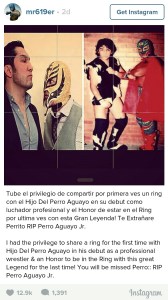 Rey Mysterious comments on the Death of Pedro Aguayo Ramirez