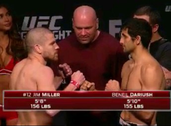 Jim Miller Vs. Beneil Dariush UFC Fight Night New Jersey Face Off