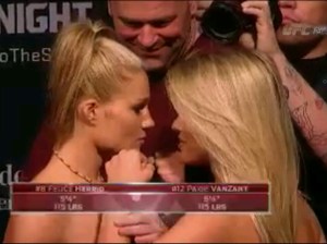 Felice Herring Vs. Paige VanZant UFC Fight Night New Jersey Face off