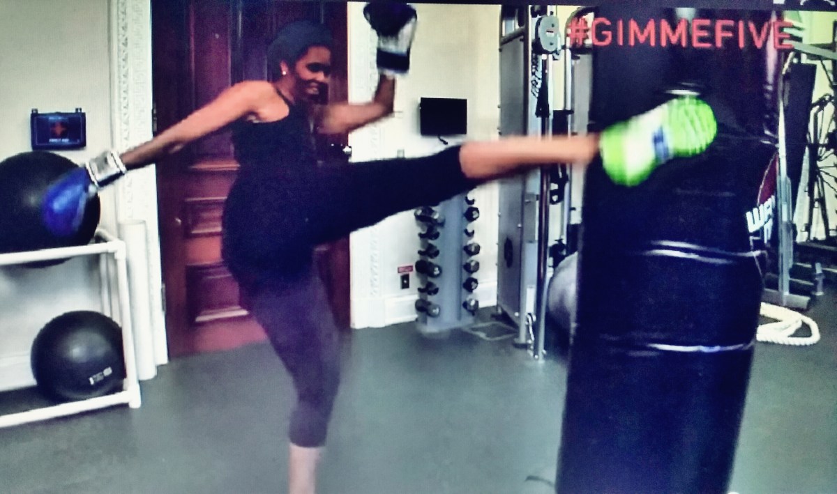 The First Lady Michelle Obama Incoporating Kickboxing Into Her Daily&nbsp;Routine