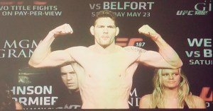 Chris Weidman Weigh-in UFC 187