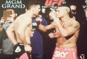 Chris Weidman vs. Vito Belford Weigh-in UFC 187
