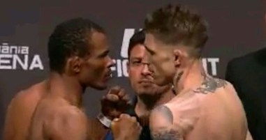 Francisco Trinaldo vs. Norman Parke Face Off UFC Fight Night Goiania