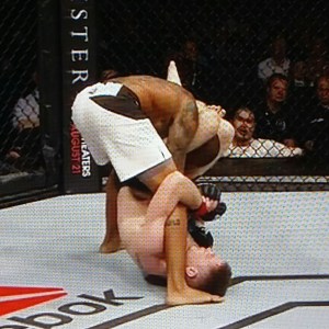 Joseph Duffy with the Triangle Choke Win on Ivan Jorge #UFCGlasgow