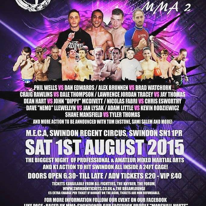 RAGED UK MMA 2 OFFICIAL QUICK&nbsp;RESULTS