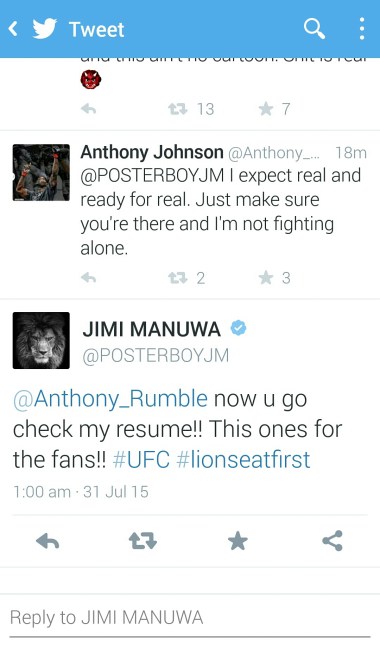 Screens hots Anthony rumble vs jimi manuwa