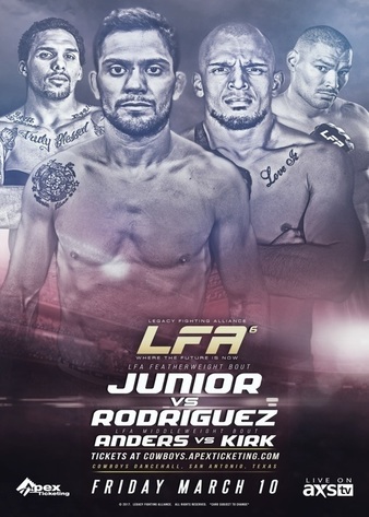 Legacy Fighting Alliance 6 Results: RIVALDO JUNIOR VS. RAY&nbsp;RODRIGUEZ
